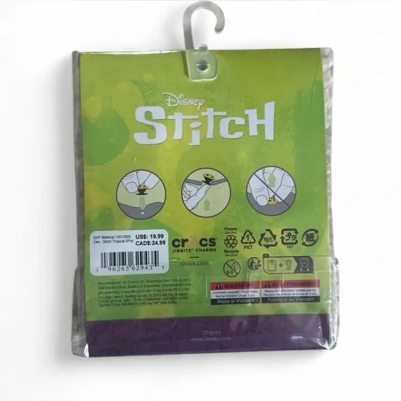 NWT Disney Stitch Jibbitz Charms Set - Picture 2 of 2